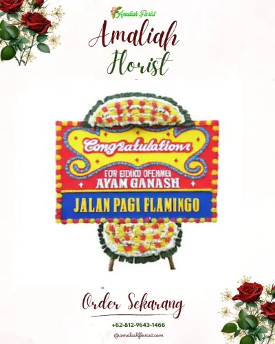 Bunga Papan Congratulation di Kelapa Gading Timur